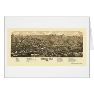 D'or, carte panoramique de Co - 1882