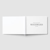 D'or Chic Simple Mariage Livre d'invité (Complet)