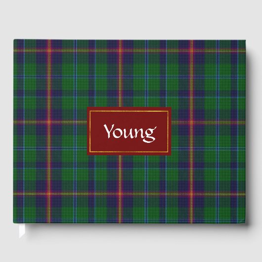 D'or Clan Young Plaid Livre d'invité (Recto)