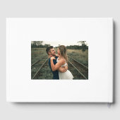 D'or Collage de photos multiples Mariage livre d'invité (Verso)