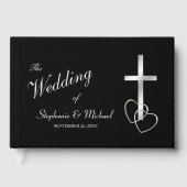 D'or Croix chrétienne d'argent sur le livre d'hôtes Mar (Recto)