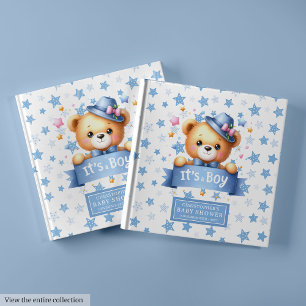 D'or Cute C'est un garçon en peluche baby shower livre