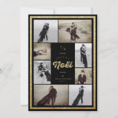 D'or de photo de carte de Mousseux Paillettes (Devant)