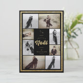 D'or de photo de carte de Mousseux Paillettes (Debout devant)