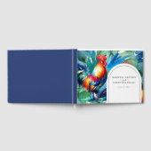 D'or Destination Mariage Livre d'invités Tropical (Complet)