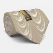 D'or drapez la cravate croisée (Roulé)