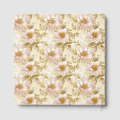 D'or Elegant Blush Gold Mariage Livre d'invité (Verso)