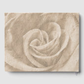 D'or Élégant classique Floral Rustique Mariage Livre d' (Verso)