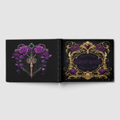 D'or Élégant livre d'hôtes gothique Mariage (Complet)