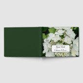 D'or Elégant livre d'hôtes Mariage Floral Hydrangea Bla (Complet)