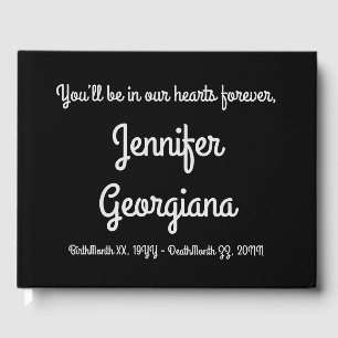 D'or Élégant, Respectable Funérailles/Memorial Livre d'