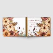 D'or Fête des mariées des fleurs d'automne livre d'invi (Complet)