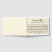 D'or Forever Love Mariage Livre d'invité (Complet)