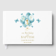 Garçons 1er Anniversaire & Baptême Garder Livre d'