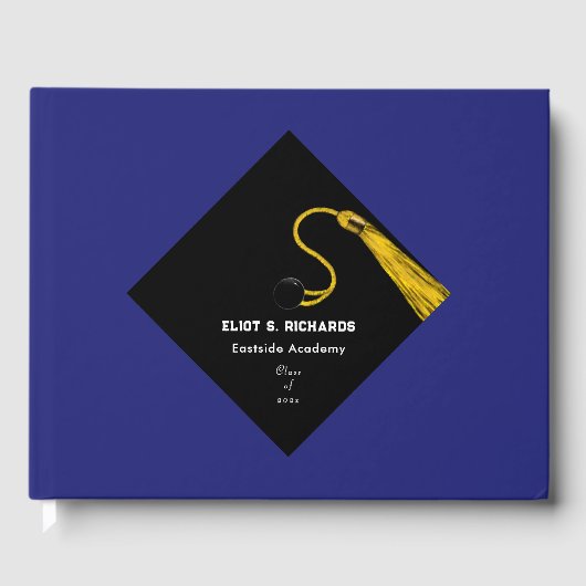 D'or Graduation Party Livre d'invité (Recto)