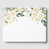 D'or In Love Mémoire Fleurs blanches Funérailles Livre  (Verso)