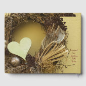 D'or In Love Memory Livre d'invité : Funeral Guest Book (Verso)