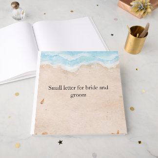 D'or Joli livre pour un mariage utilisé pour écrire de 