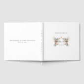 D'or Joli Mariage Hummingbird livre d'invité (Complet)