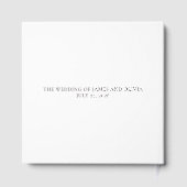 D'or Joli Mariage Hummingbird livre d'invité (Verso)