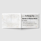 D'or Journal Thème Mariage Livre d'invité (Complet)