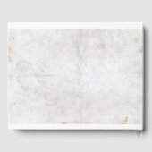 D'or Journal Thème Mariage Livre d'invité (Verso)