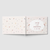 D'or Joyeux Spring Floral Faire-part de mariage livre d (Complet)