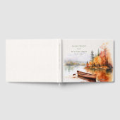 D'or Lac d'automne romantique et bateau Mariage Livre d (Complet)