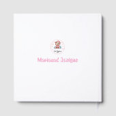 D'or Le premier livre d'invités de Noël de la petite fi (Verso)