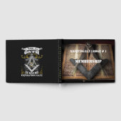 D'or Livre d'adhésion Freemason (Complet)