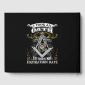 D'or Livre d'adhésion Freemason (Verso)