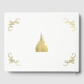 D'or Livre de Contes de Château de Drapeau de Princesse (Verso)