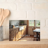 D'or Livre de cuisine de recette photo