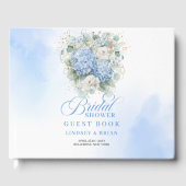 D'or Livre de Luxe Fleurs de Hydrangea Bleu et Or pour (Recto)