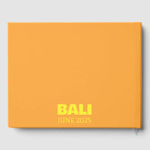 D'or Livre de table basse de voyage à Bali (Verso)