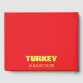 D'or Livre de table basse de voyage en Turquie (Verso)