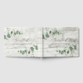 D'or livre d'hôte simple rustique eucalyptus en bois bl (Complet)