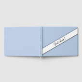 D'or Livre d'hôtes bleu (Complet)