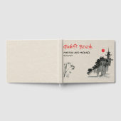 D'or Livre d'hôtes japonais à thème Mariage (Complet)