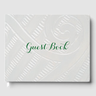 D'or Livre d'hôtes Koru | Luxueux Mariage