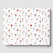 D'or Livre d'hôtes Mariage (Verso)