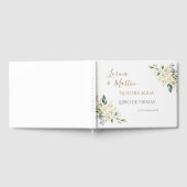D'or Livre d'hôtes Mariage Boho espagnol (Complet)