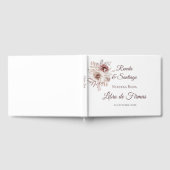 D'or Livre d'hôtes Mariage Boho espagnol (Complet)