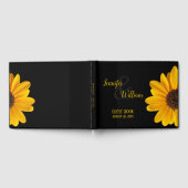 D'or Livre d'hôtes Mariage de tournesol (Complet)