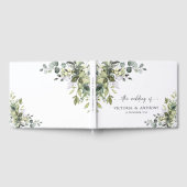 D'or Livre d'hôtes Mariage de verdure (Complet)