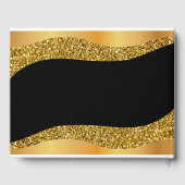 D'or Livre d'hôtes mariage Gold Diamond (Verso)