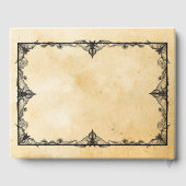 D'or Livre d'hôtes mariage Halloween style gothique (Verso)