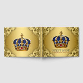 D'or Livre d'hôtes Prince Baby shower (Complet)