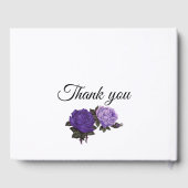 D'or Livre d'hôtes Rose ultra violet (Verso)