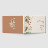 D'or Livre d'hôtes Rustic Sunflower Beige Mariage (Complet)